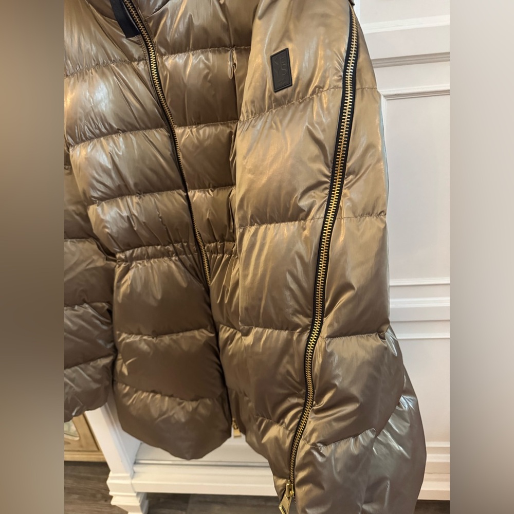 Athleta Metallic Puffer Jacket - image 3